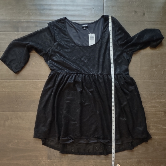 Torrid Super Soft Lace Babydoll Tunic Top NWT - Picture 12 of 13